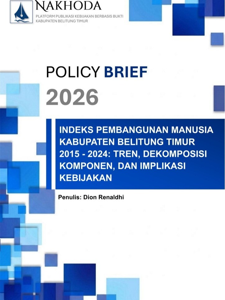 Indeks Pembangunan Manusia Kabupaten Belitung Timur 2015–2024: Tren, Dekomposisi Komponen, dan Implikasi Kebijakan