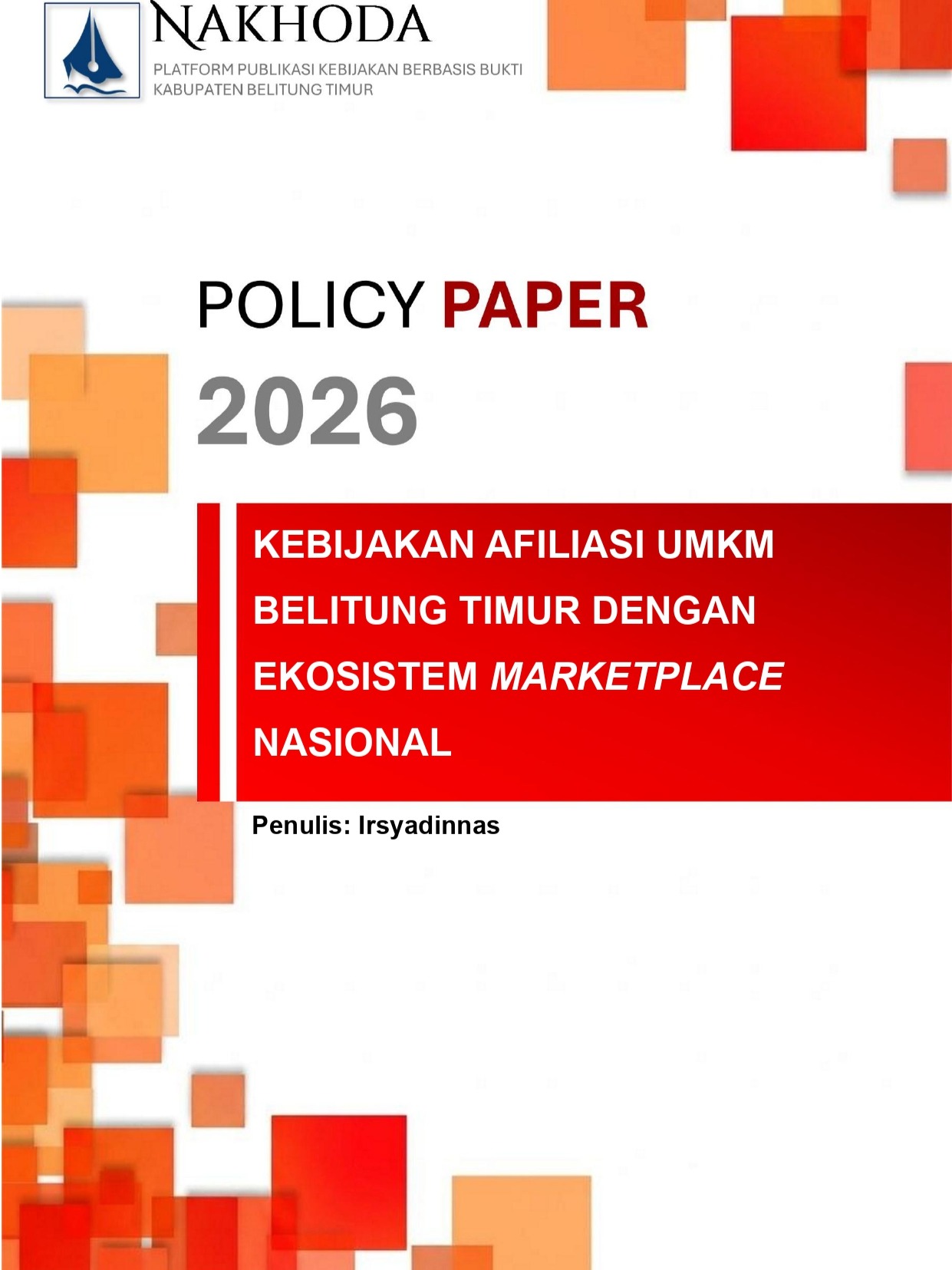 Kebijakan Afiliasi UMKM Belitung Timur dengan Ekosistem Marketplace Nasional
